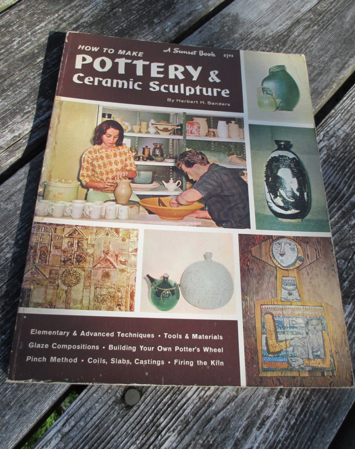 Vintage 1964 How to Make Pottery & Ceramic Sculpture Tutorial Book