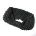 Hand Knit Headband/Ear Warmer - Gray Charcoal