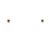 Tiny 14K Yellow Gold Dot Studs
