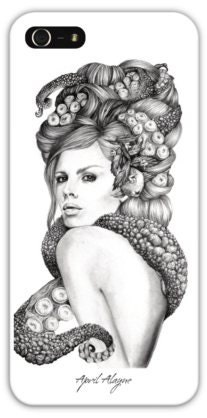 Sucker-Octopus- squid- iPhone cases- iPhone 4, iPhone 4s - iPhone 5- black and white- tentacles