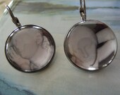 DREAMING GODDESS, Glass dome and Metal Earrings, Original Photography Earrings