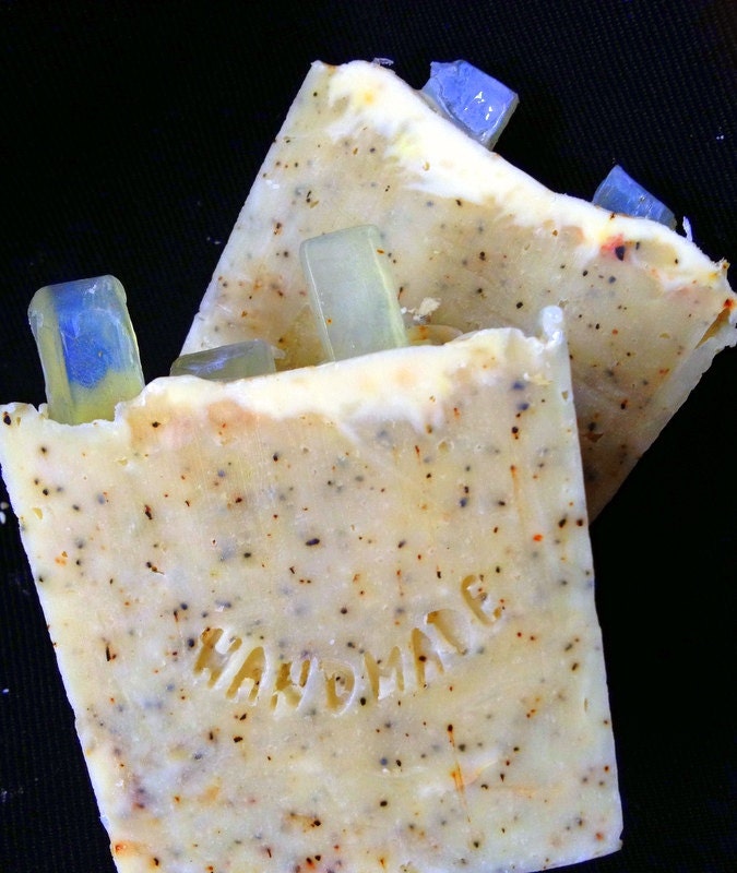 Green Tea Handmade Soap- Cold-Process REAL Soap-with green tea-Vegan