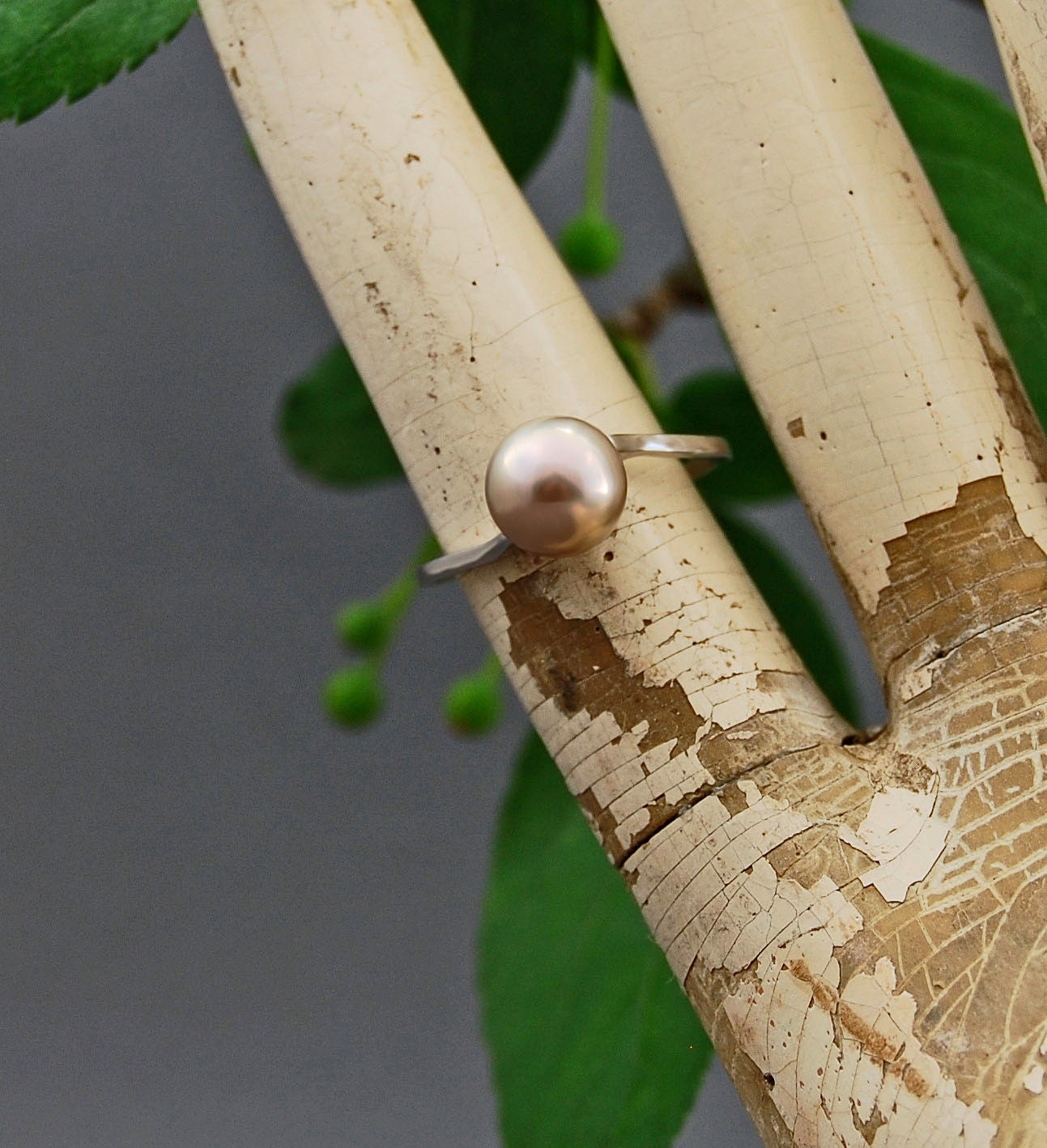 Aimee - pearl ring, MTO ring, made to order, custom ring, special order ring, promise ring, engagement ring, right hand ring, jewelry
