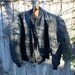 Mens Bomber Jacket Flyer Black Nylon Mens XL Extra Large Rugged Military Male Macho Man Style