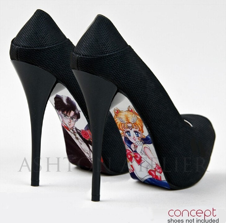 Custom hand painted Sailor Moon Shoes