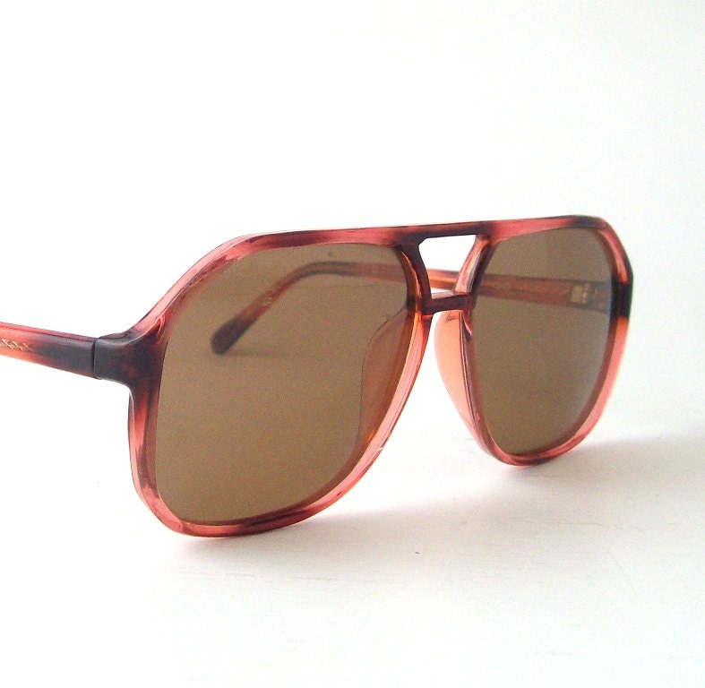 vintage tortoise shell aviator sunglasses shooting riding lenses metal frames summer sport sun glasses safety brown rust