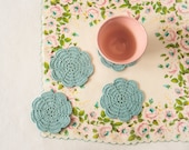 Cottage Chic Crochet Coasters