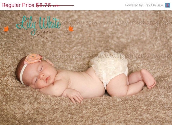 MEMORIAL DAY SALE Chiffon Ruffle Bum Bloomers - Great Photo Prop - Other Colors Available Sale