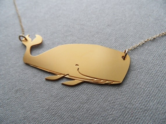 wild thing WHALE necklace