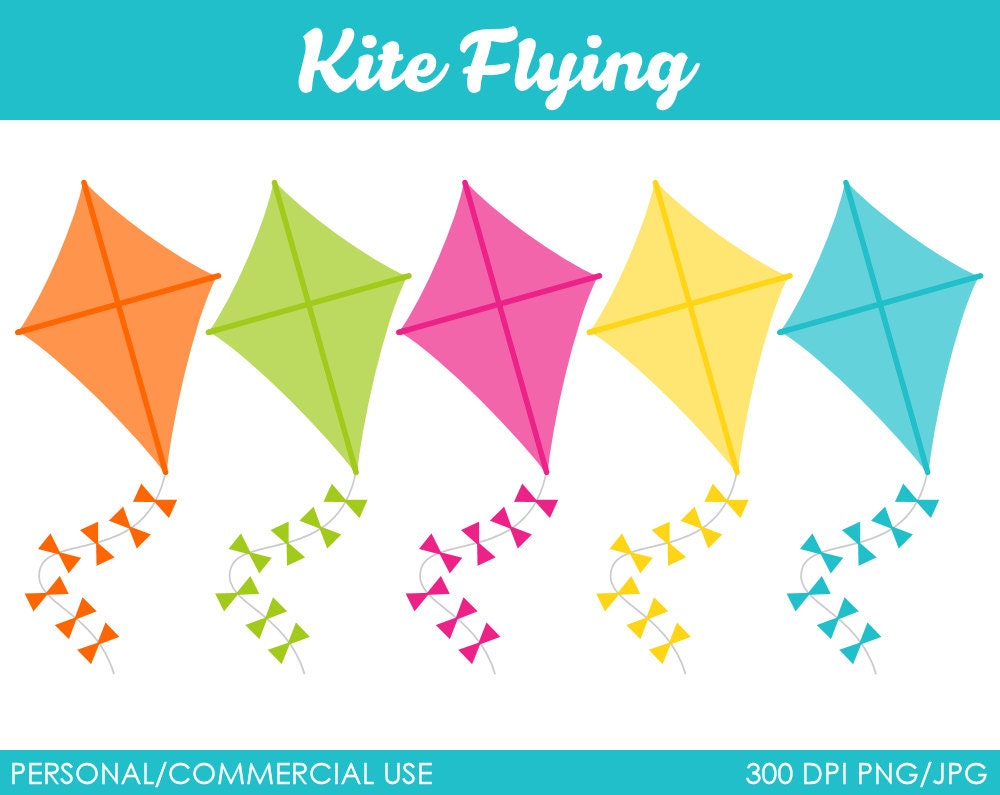 free clip art kite flying - photo #40