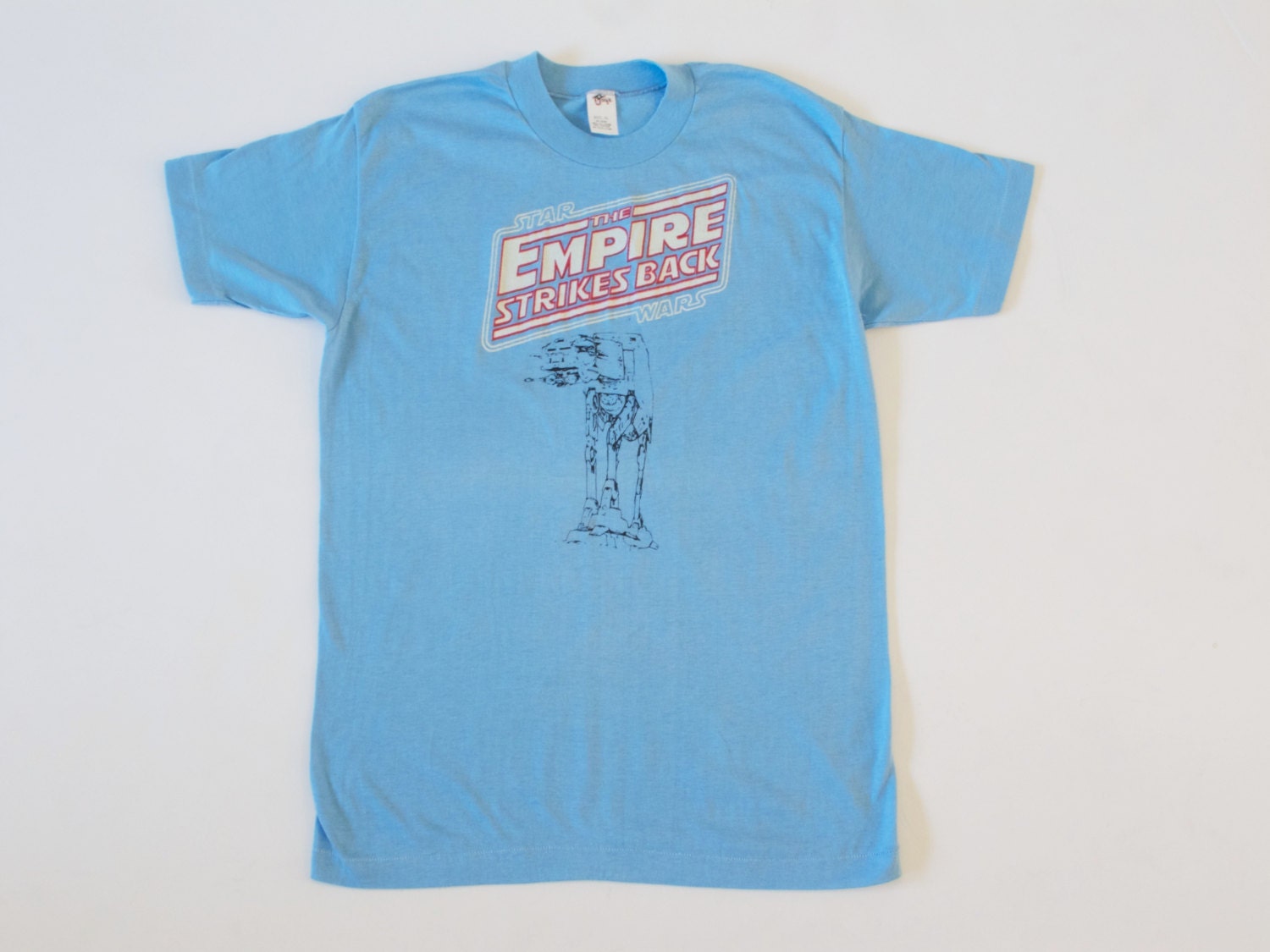 1980's Star Wars T Shirt -  Blue XLarge