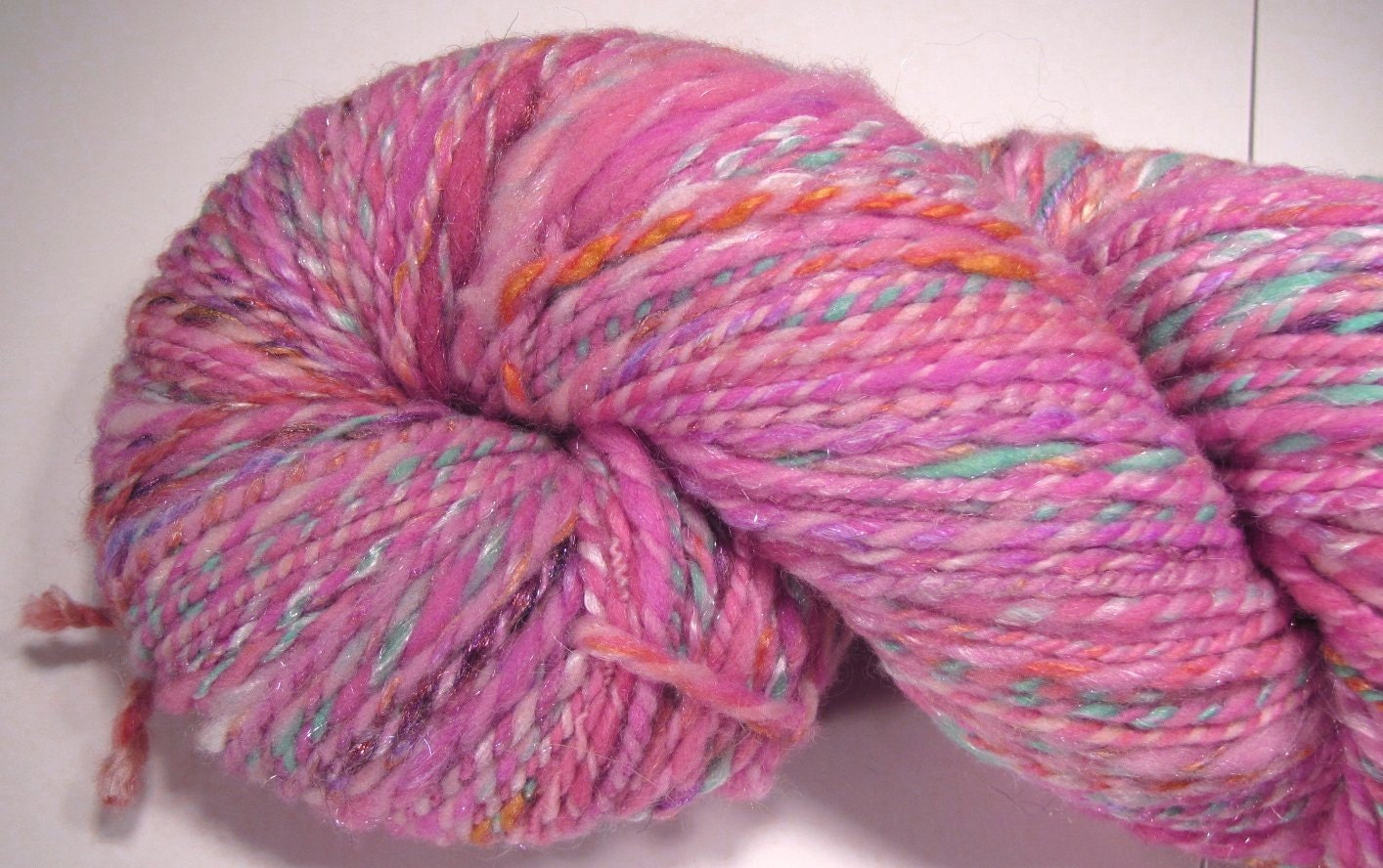 Pink & More Handspun 208yrds Worsted