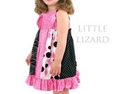 Girls Knot Dress SEWING PATTERN, 6m-12, Love Me Knot Tutorial