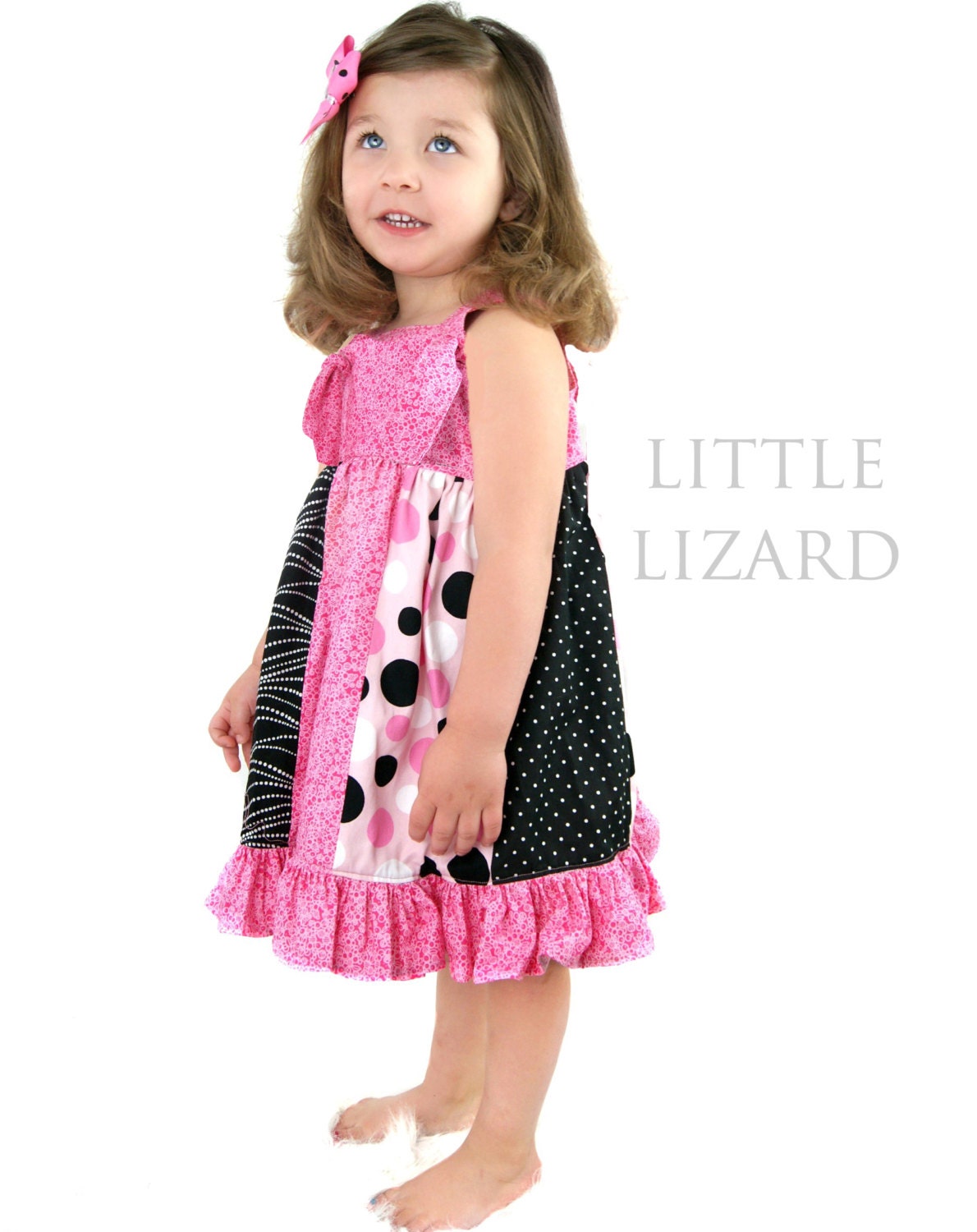 Girls Knot Dress SEWING PATTERN, 6m-12, Love Me Knot Tutorial