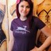 Always tee. Women's American Apparel fitted tee MEDIUM in EGGPLANT