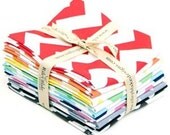 Chevron Fat Quarter Bundle by Riley Blake Designs - 10 Medium Chevron Fat Quarter Bundle (FQ-320-10)