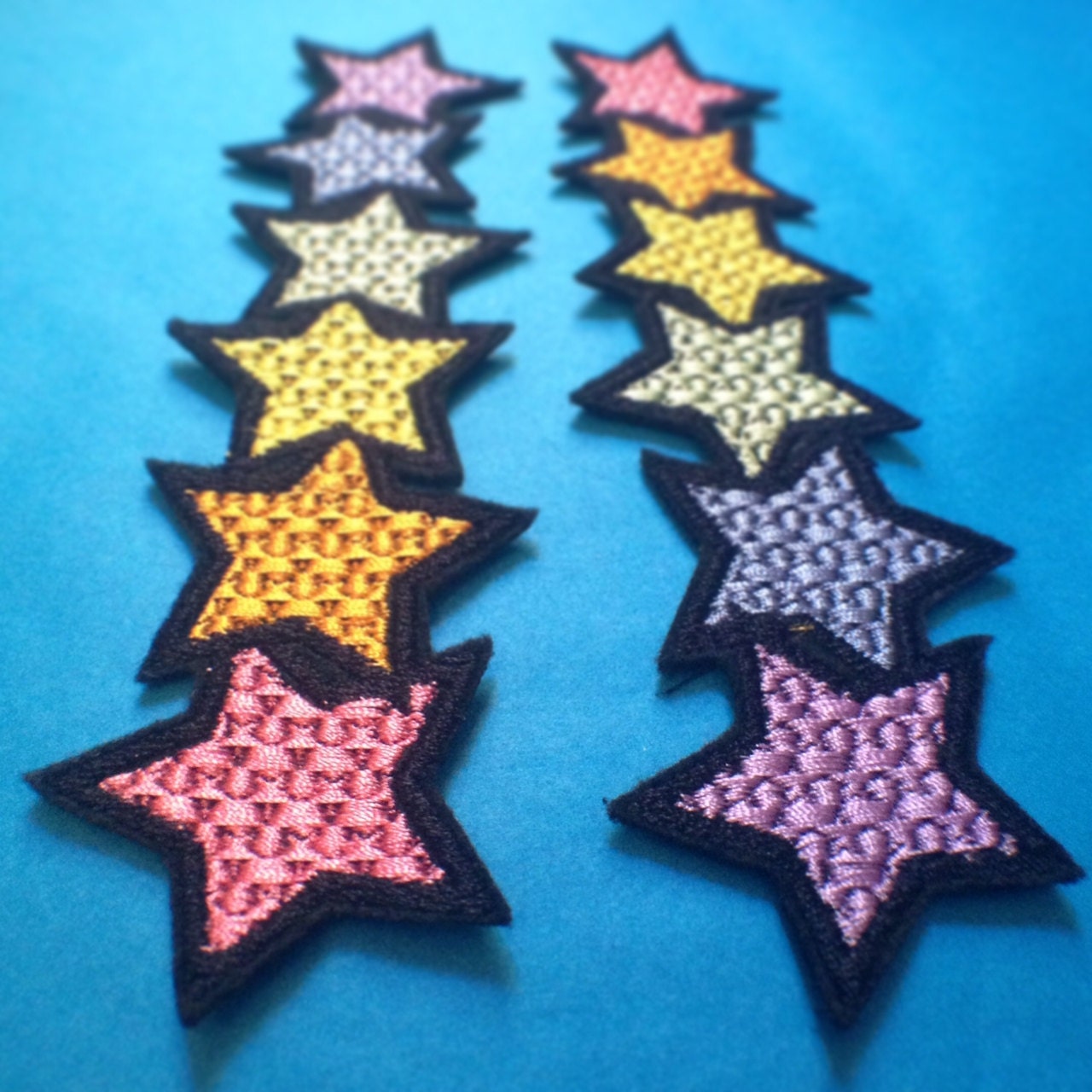 Rainbow Stars Headband, Red, Yellow, Orange, Blue, Purple Or Pastels