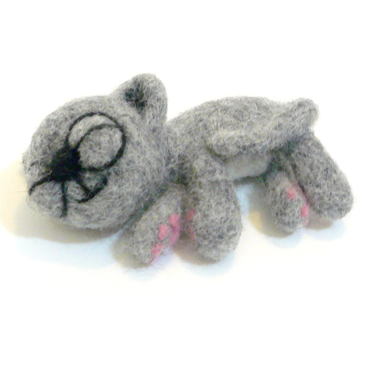 Lorimer the sleepy cat- Needle felted