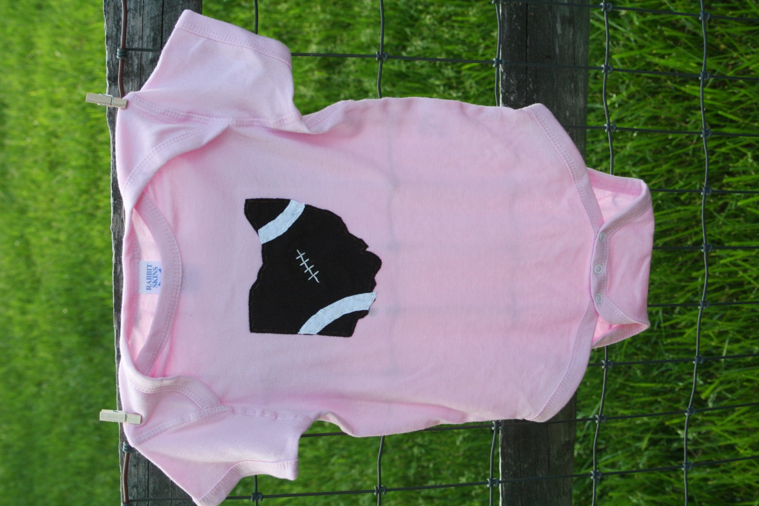 State of Ohio FOOTBALL bodysuit, Ohio Football Onesie, Father's day gift