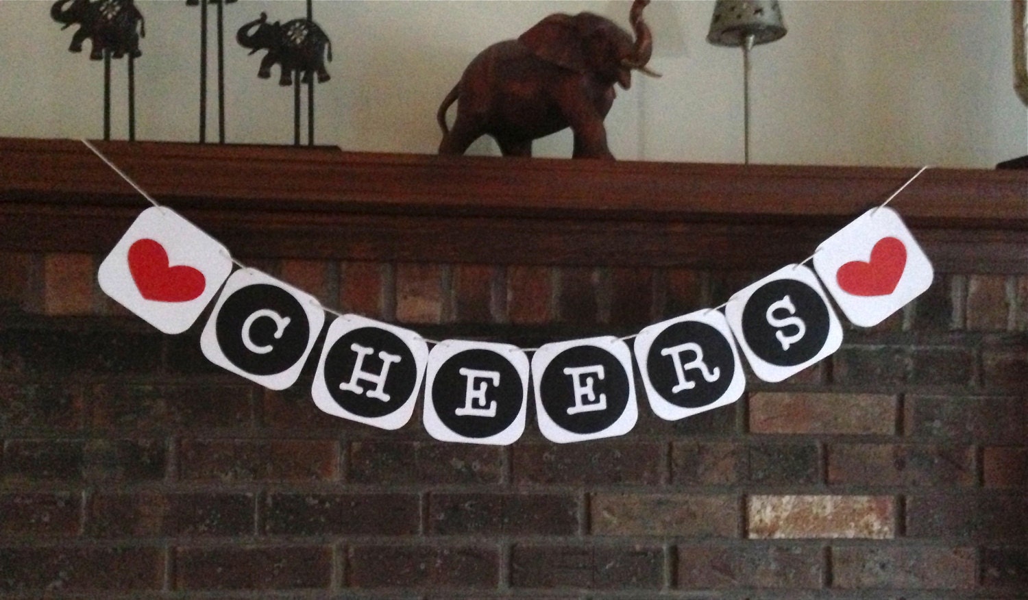 CHEERS BANNER Bar Sign Wedding Reception Banner Party Banner Cheers Bunting Cheers Sign Cheers Garland Wedding Decor