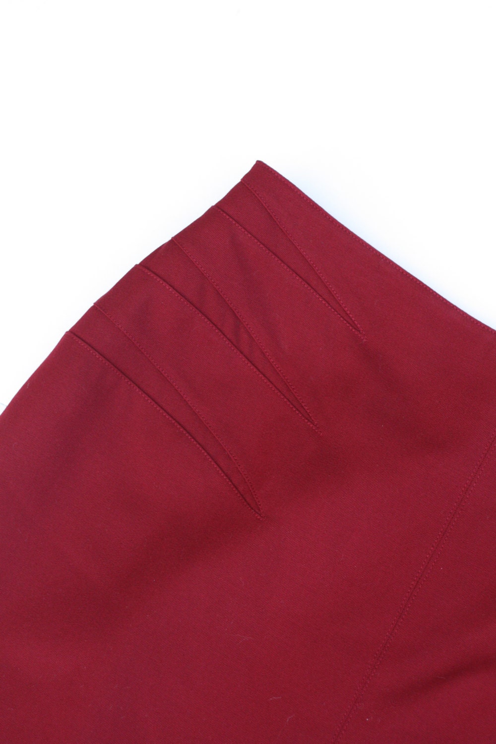CLAUDE MONTANA High Waisted Micro Mini with Inset Detailing at the Hips - Sz 10