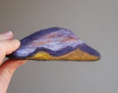 Felted Soap Mountain Landscape (Lavender)