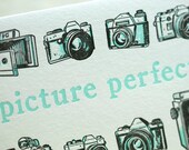 Letterpress Valentine Love card - Picture Perfect