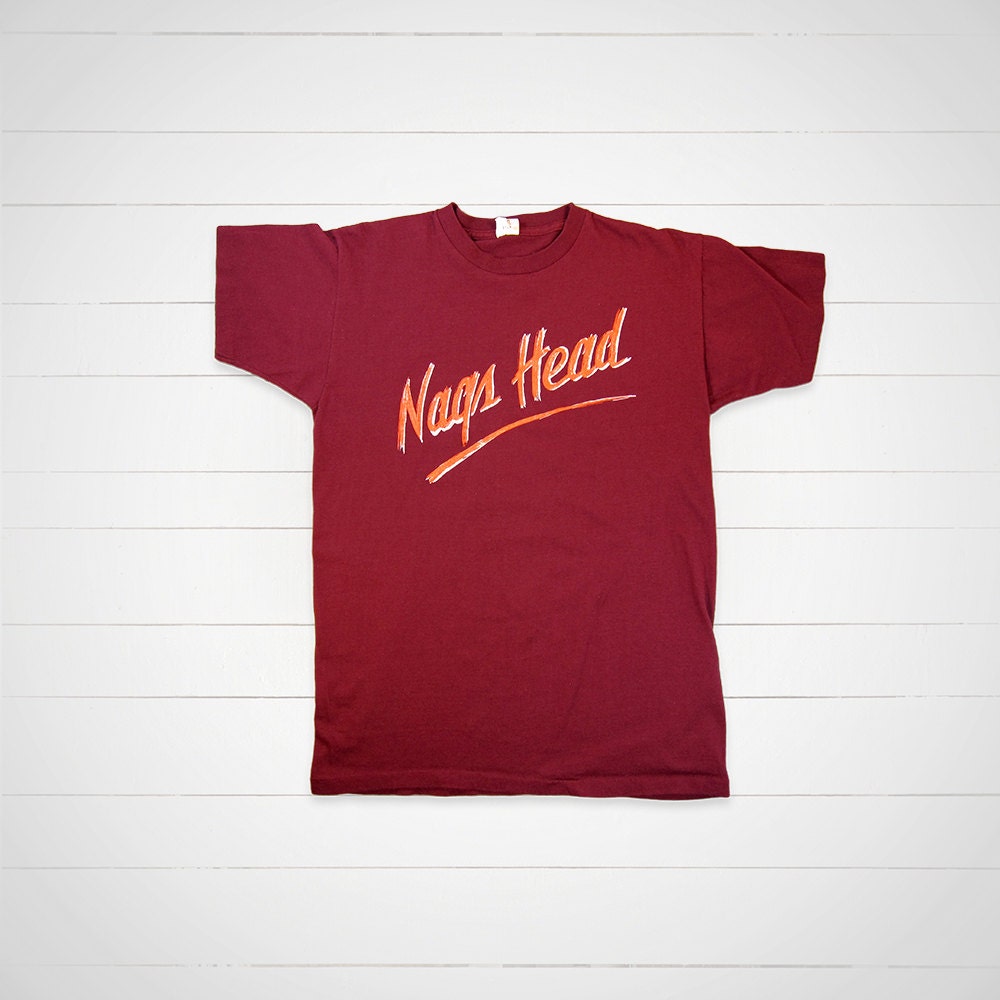 80s Vintage T-Shirt / Vintage Nags Head Retro Tshirt  / Hipster Urban Outfitters Style