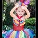 BIG TOP BIRTHDAY Circus Inspired Crocheted Tutu Dress with Mini Top Hat Headband - Medium 2/3t