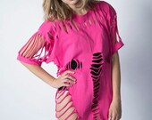 1980s DIY tshirt by tear wear