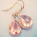 Rosaline, Peach, Champagne Earrings, mother's day jewelry, Bridesmaids Jewelry, Bridal Jewelry