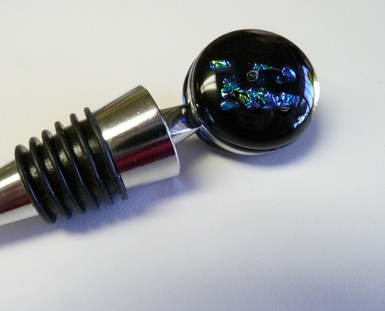 Fabulous Fused Glass Wine Stopper