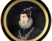 Duchess Cyclops Portrait  - Altered Vintage Plate 8.75"