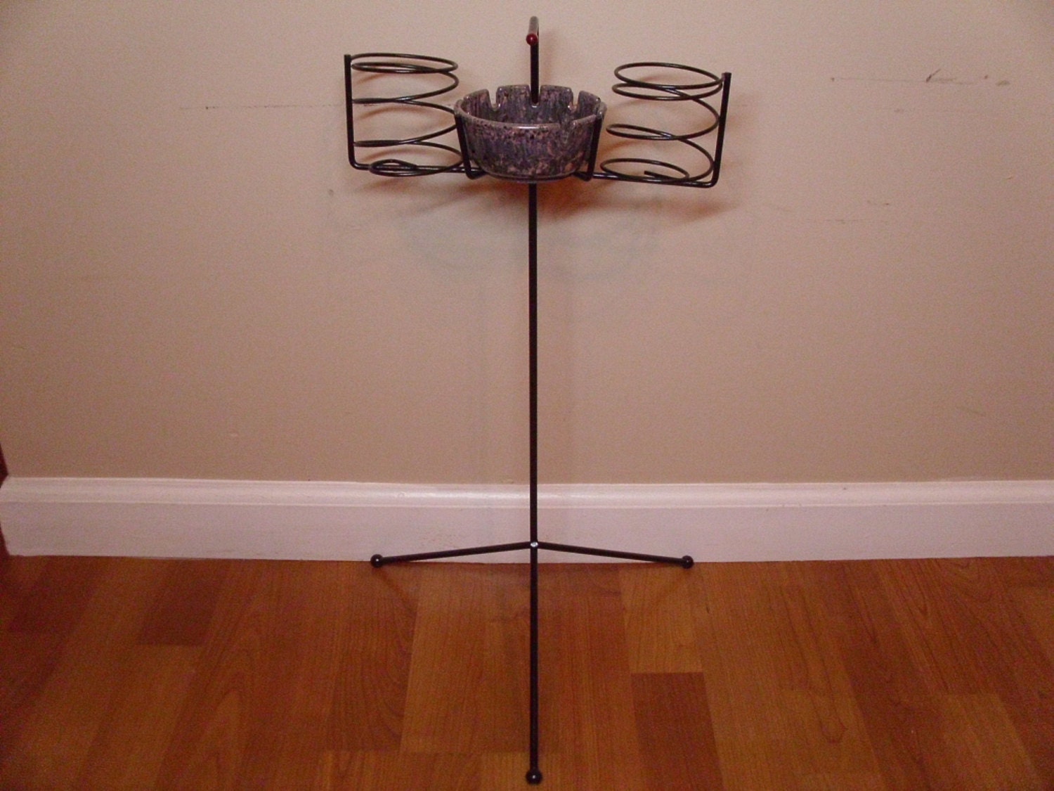 Vintage Atomic Floor Ashtray