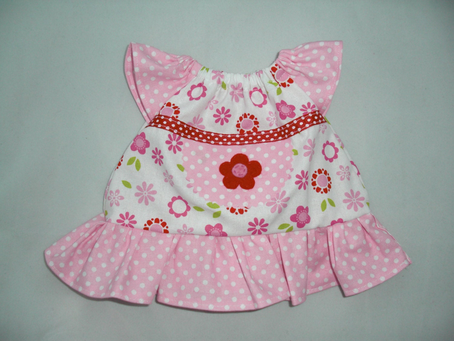 Dress Up Doll Clothes, Baby Doll Clothes, Peasant Dress