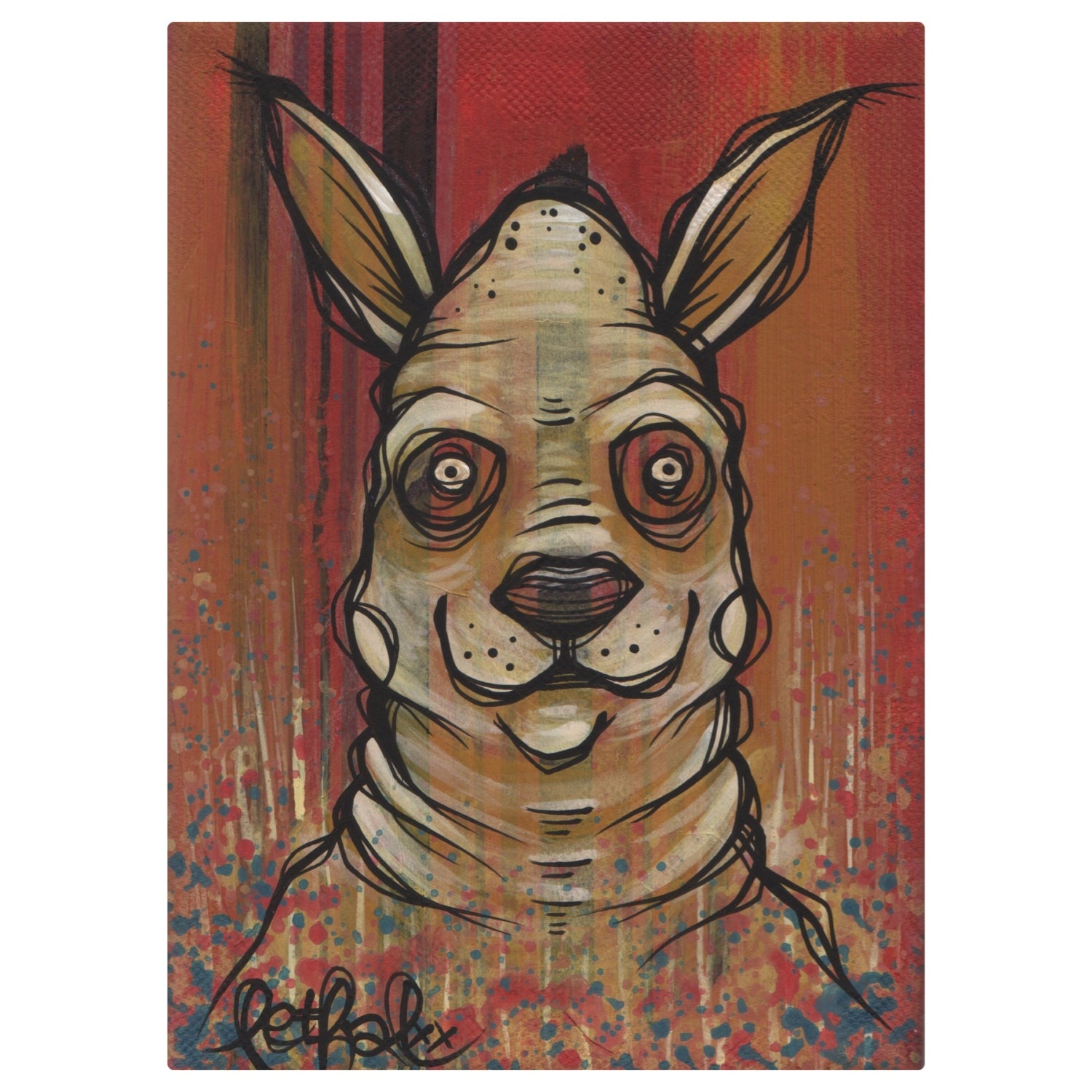 Rolly - Original Acrylic Painting on Canvas