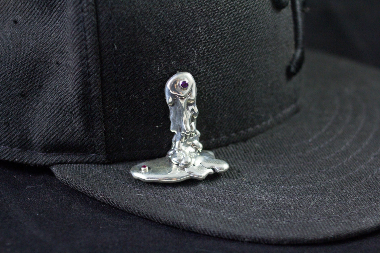 Melt Pin - 38 - Ruby, Amethyst