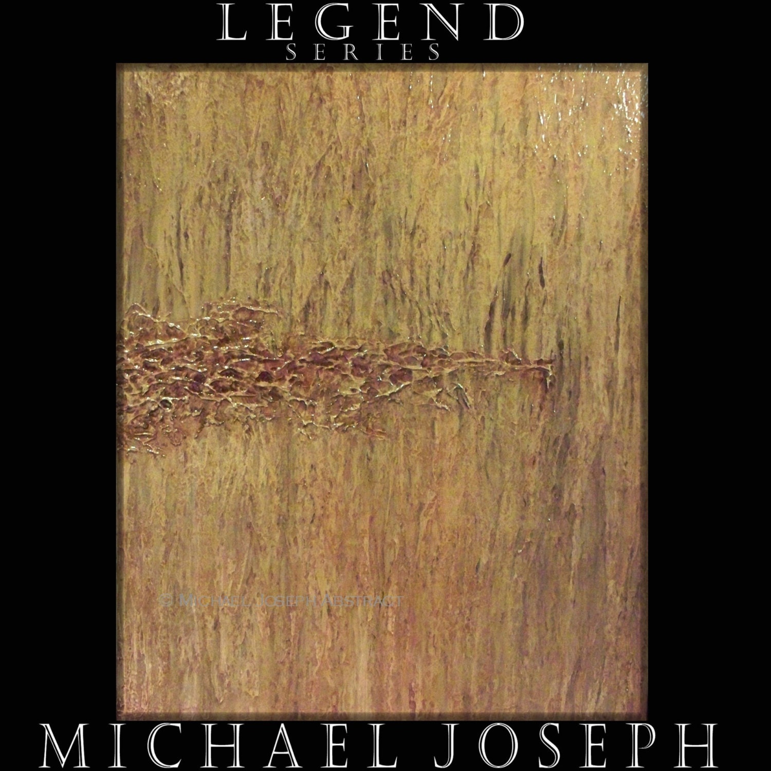 Modern Abstract Art original painting by Michael Joseph texture sculpture 30 X 36 inch unstretched canvas signed home decor  beige brown tan