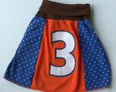 Upcycled Birthday Skirt Girls Size 3T