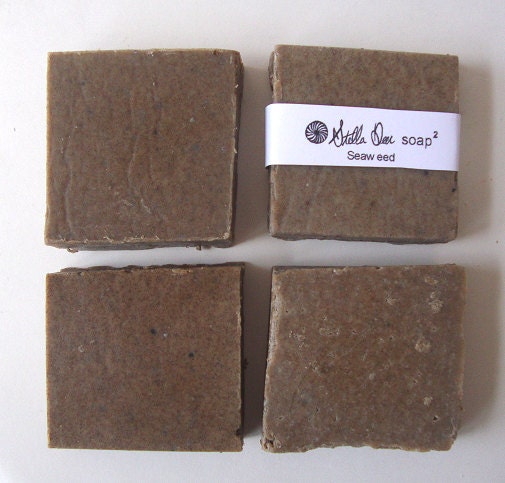 Seaweed Castile Soap / Handmade / All Natural & Organic / Unscented / Eco-Friendly / Cruelty-Free / Vegan
