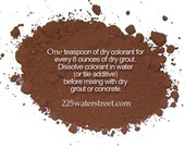 Brown Grout Color Pigment