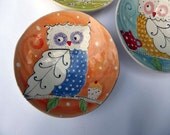 Owl Plate - in STOCK