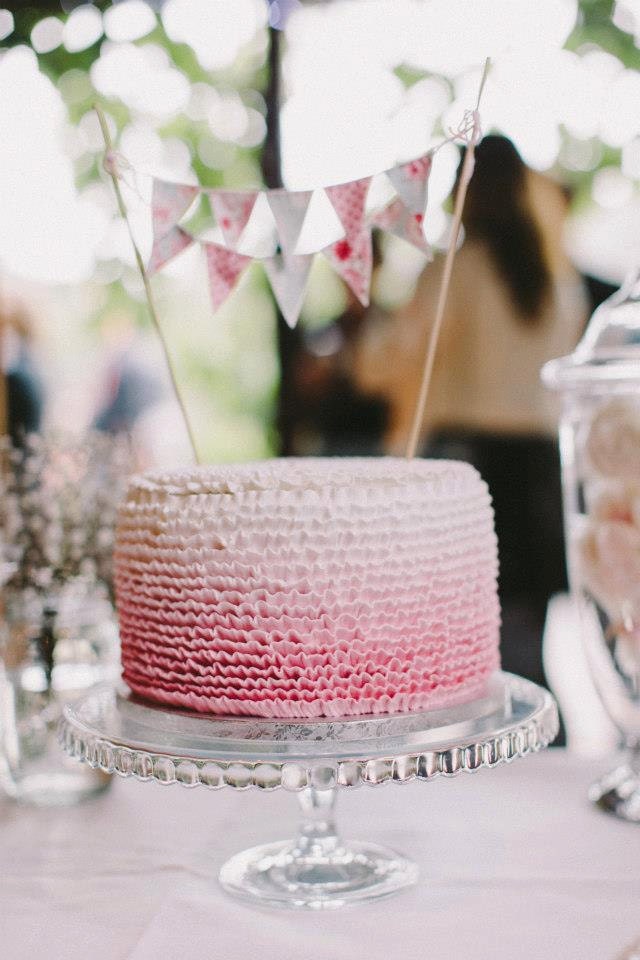 Cake Bunting - TILDA - A Pretty Fabric Cake Topper, perfect for Weddings, Parties and Baby Showers