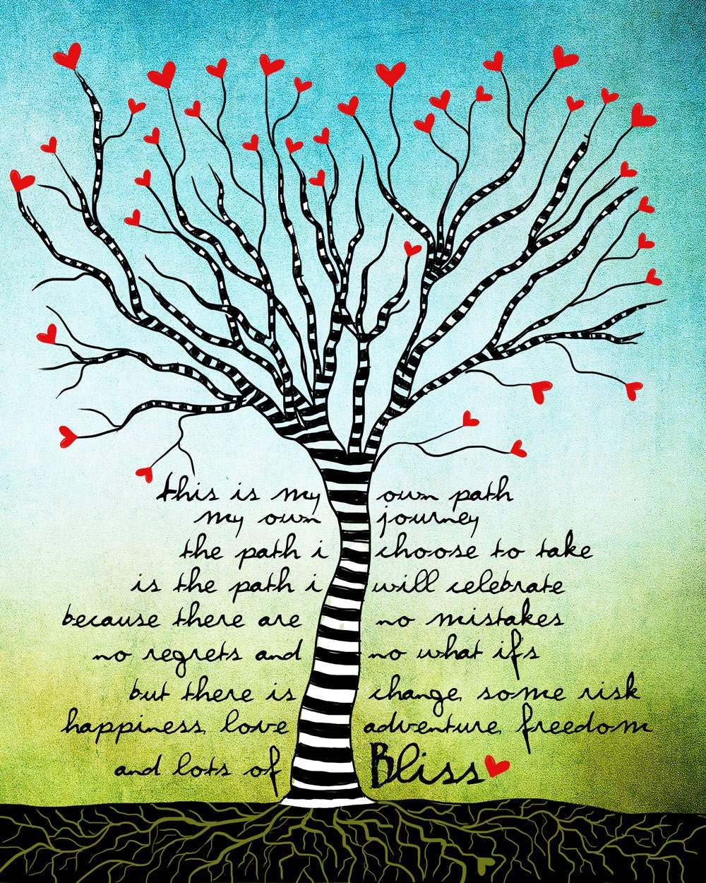 Bliss / original illustration ART Print SIGNED / 8 x 10 / NEW