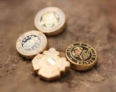 Coast Guard emblem - FLOATING CHARMS for glass memory lockets - TWO pieces- read about it