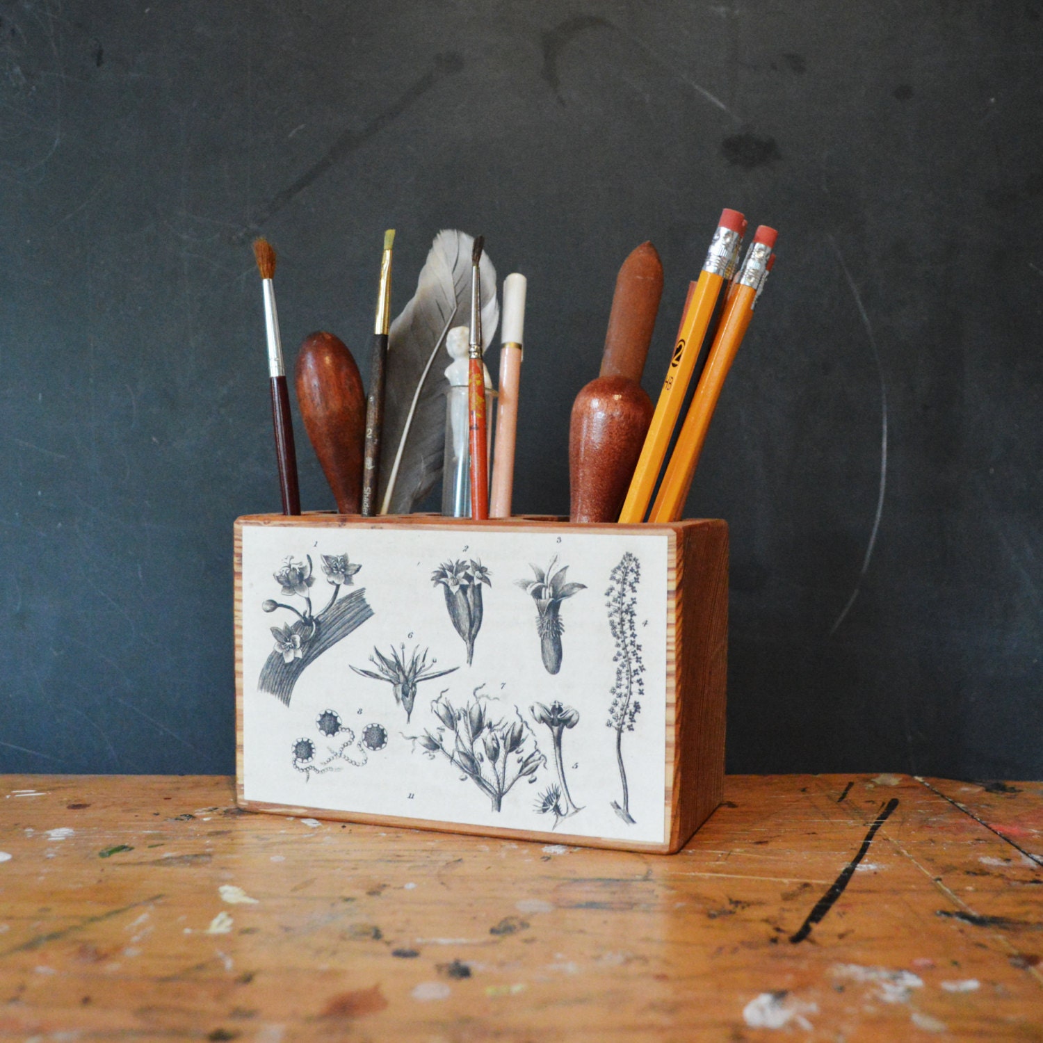 Medium Botanical Desk Caddy
