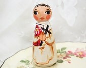 Saint Catherine of Siena Catholic Saint Doll Toy - Made to Order