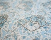 Quilter's Collectibles September Dark Blue Paisley Floral 1 yard