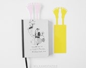 Together we are better Light pink and Yellow Bookmark set