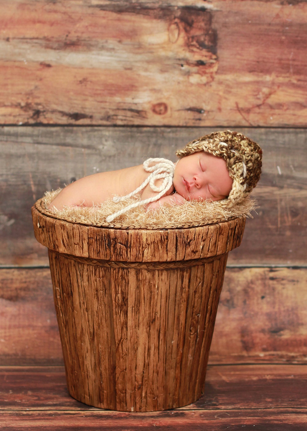 Thick and Thin Naturally Cute Bonnet Crochet Pattern